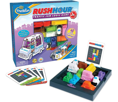 Thinkfun Rush Hour Junior Tráfico Jam Juego De Lógica...