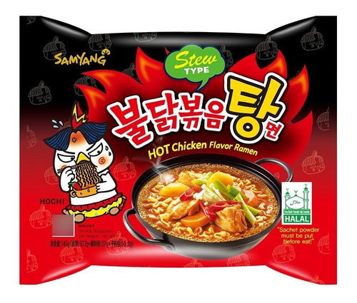 Sopa Ramen Coreano Samyang Estofado Picante Stew Type.