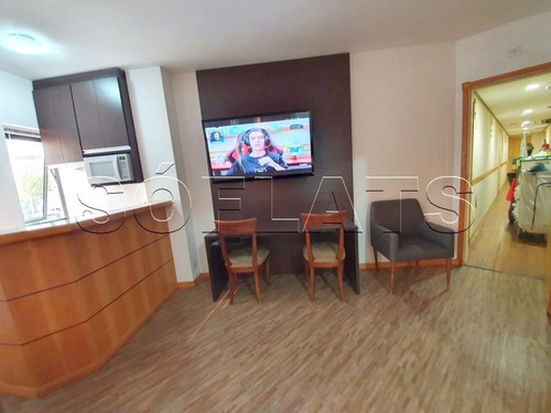 Imagem 7 de 15 de Flat Hampton Park Disponível Para Venda Com 31m² E 01 Vaga De Garagem - Sf209