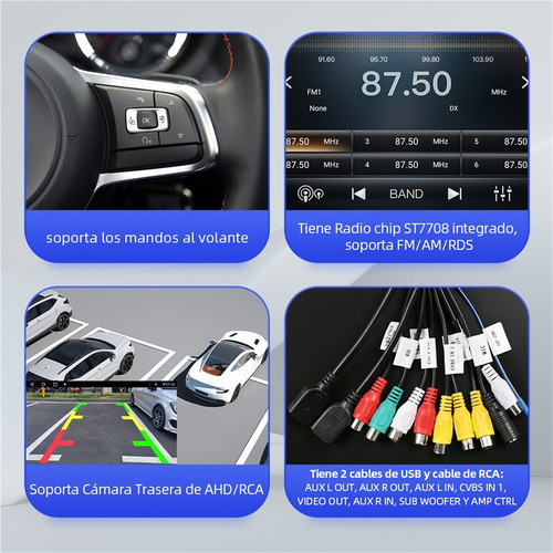 Estéreo 6+128g Para Ram 700 Fiat Strada Palio Adventure Qled