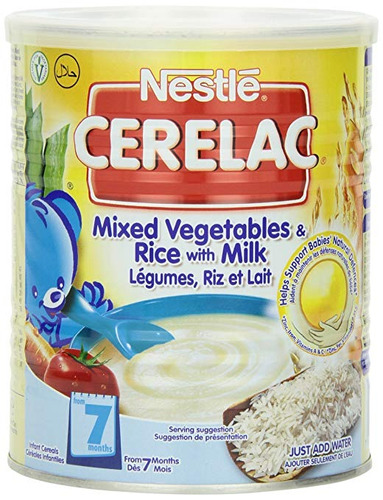 Nestlé Cerelac Vegetales Mixtos Y Arroz W / Leche (etapa 2) 