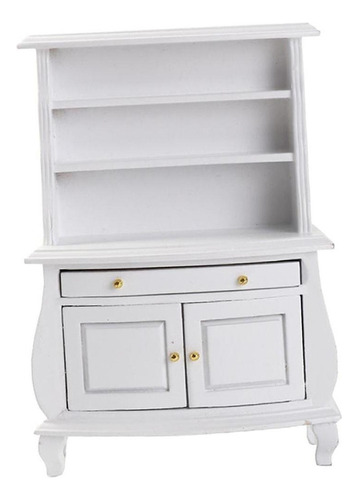 Nuevo Mueble Miniatura 1/12 Dollhouse Multifuncional Blanco