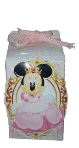 10 Cajitas Milk Box En 3d De Minnie Realeza