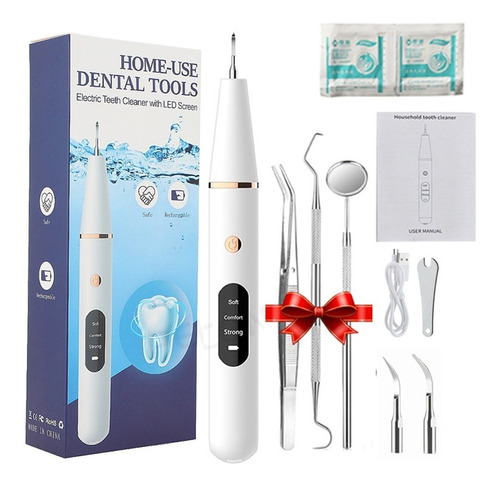 Kit Limpieza Dental Removedor Ultrasonico De Sarro Placa 