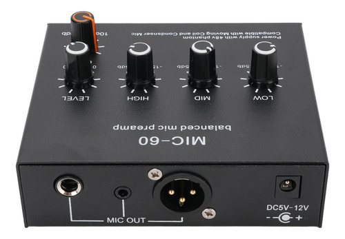 Preamplificador De Micrófono, Amplificador De Ganancia De Mi