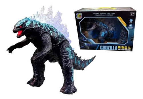 Godzilla Dinosaurio Mounstro Movimiento Luz Sonido Juguete