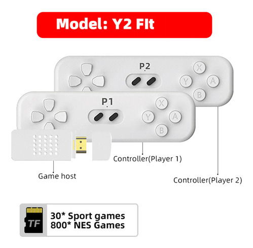 Game Stick Retro Con Mando Inalámbrico De 2,4 G 4k Classi [u