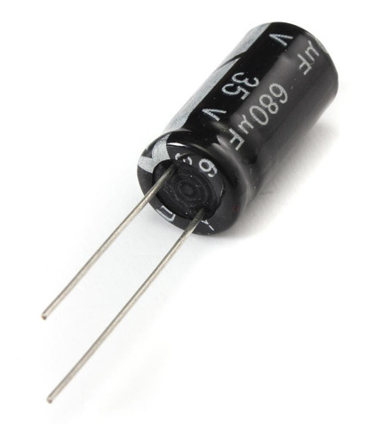 Capacitor Electrolítico 680uf 35v 10x17mm - Pack 5 Unidades