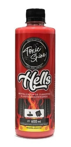 Toxic Shine Hells Acondicionador Exterior Plasticos Y Gomas