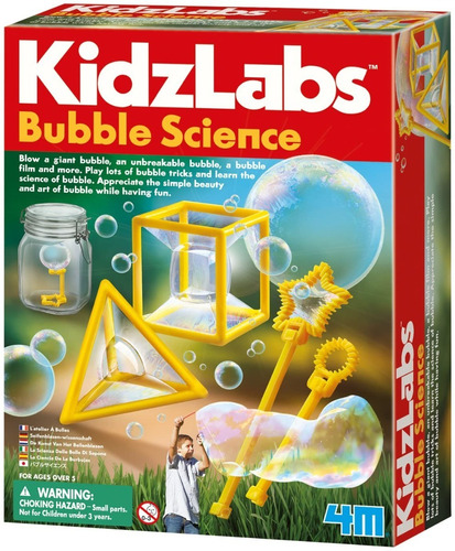 Kit Ciencia De Las Burbujas Kidzlabs