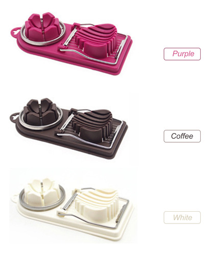Egg Slicer 2 En 1, Multifunción, Sección Cortadora De Huevos