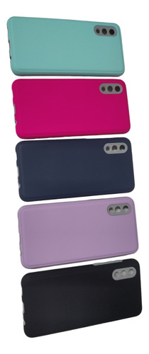 Lote Pack De 5 Fundas Para Samsung A02 Lisas Colores