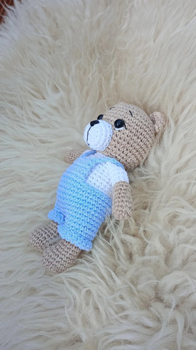Oso Amigurumi Muñeco De Apego Crochet