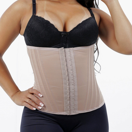 Cinta Modeladora Feminina 12 Barbatanas Redutora Abdomi Ci20