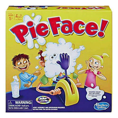 Juego Familiar Pie Face Game Whipped Cream Para Niños De 5 A
