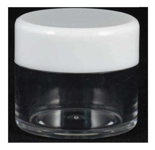 20 Envase Pote Frasco 10 Ml 0.32 Oz Cristal Plástico