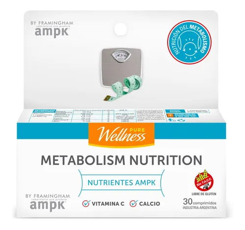 Suplemento Pure Wellness Metabolism Nutrition X 30 Comp