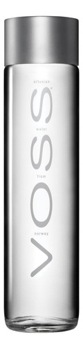 Agua Voss Natural, 12.7 Oz, Botella 12.7 Fl Oz Transparente