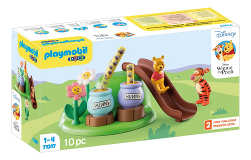 Juego Playmobil 1.2.3 71317 Disney Winnie The Pooh & Tigger Jardín de Abejas 1+