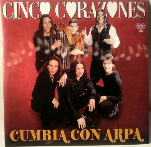 Cd Cinco Corazones (cumbia Con Arpa)