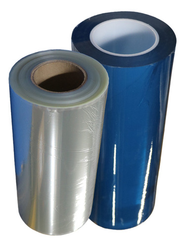 Uv Dtf Para Impresión Kit A+b 30 Cm X 100 Mt Stampa Dtf Color Azul Transparente