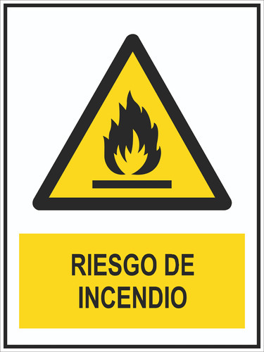 Carteles Riego Incendio  -  20x25