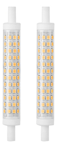 2pcs R7s 10w 120 Bombilla Led Lámpara Halógena Doble Extremo