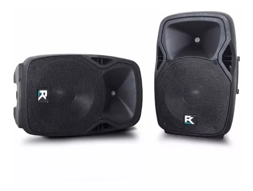 Combo Bafles + Consola Potenciada Reck Nx-8 Bluetooth + Mic