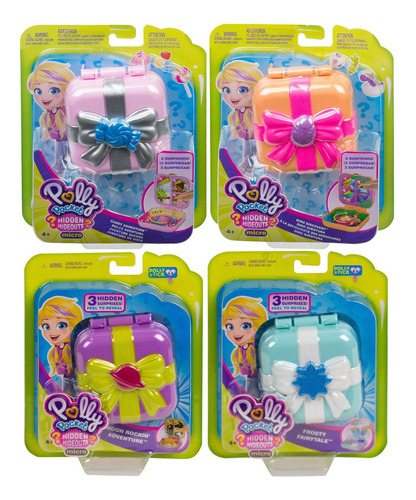 Polly Pocket Set Micro Escondites Secretos Modelo A Elegir