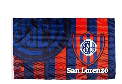comprar Bandera Futbol San Lorenzo Licencia Oficial Casla Escudo
