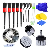 Comprar Kit De Limpieza De Coche Para Auto,cepillos De Limpieza 16pc