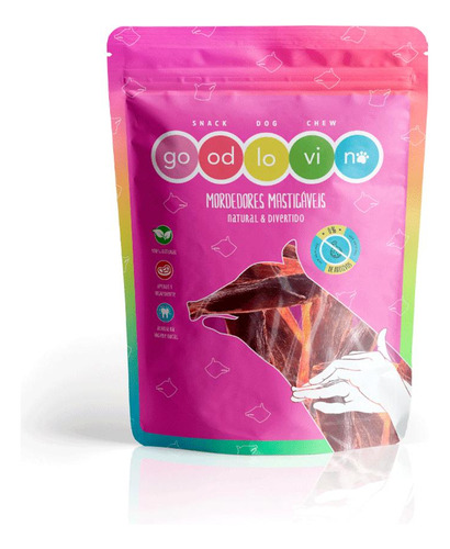 Snack Mix Suíno Petisco Natural Desidratado Goodlovin