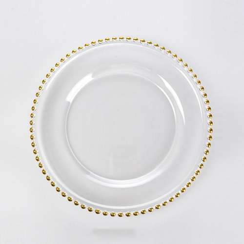 Plato De Cena De Cristal, Plato De Comida Occidental, Plato
