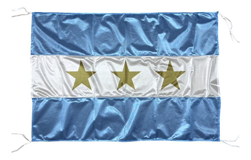 Bandera Argentina Campeones Mundial 3 Estrellas *75x105cms*