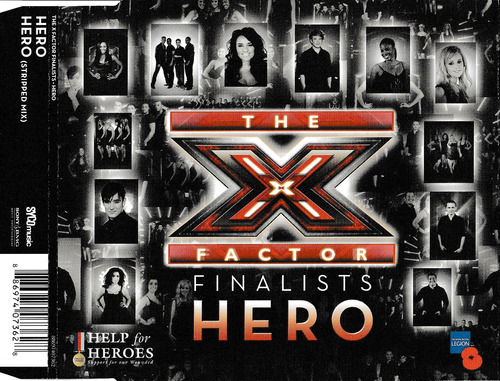 The X Factor Finalists Hero Cd Single 2008 Uk