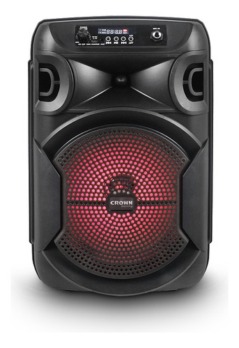 Bafle Potenciado Crown Mustang Woofer 8 Djs-820bt