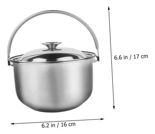 Olla De Sopa De Sopa Multipropósito De Acero Inoxidable De D