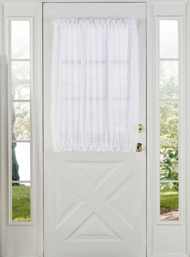 Stylemaster Elegance Sheer Voile Door Panel 60 X 40 Blanco