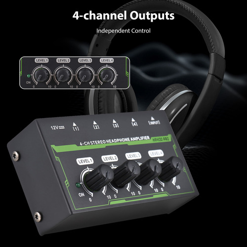Amplificador Am Studio Splitter Para Auriculares Stage Mini