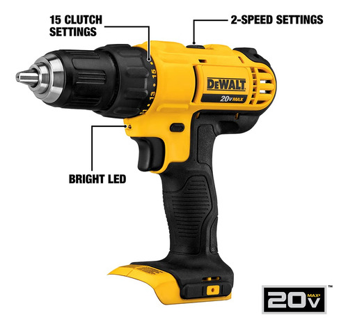Kit Combinado De Herramientas Eléctricas Dewalt De 20 V Como