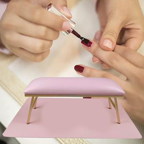 Juego De Almohadillas Para Manos Y Manteles Para Uñas,