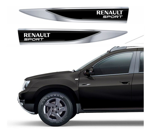 Par Emblemas Paralama Porta Renault Duster Sport Res09