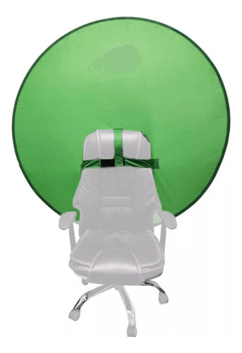 Rebatedor Chromakey Background Verde 142cm Fixador Cadeira