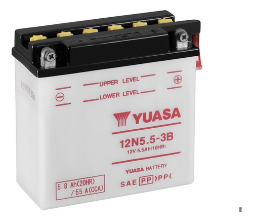 Bateria Yuasa 12n5-3b  12v 5ah (hj110 Super Ii)