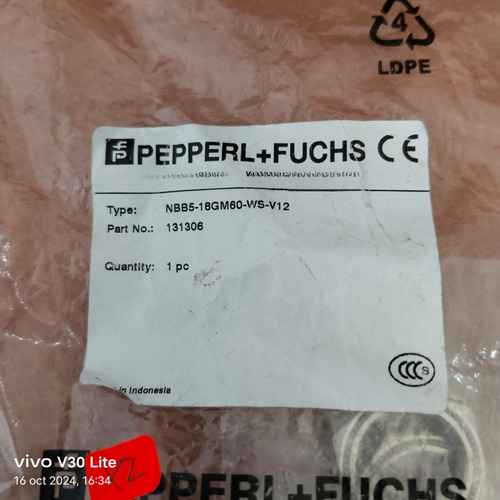 Nbb5-18gm60-ws-v12 Pepperl & Fuchs Proximidad Interruptor Se