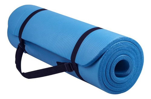 Yoga Mat Colchoneta + Cinta P/ Transport Nbr 183x61x10mm Pro