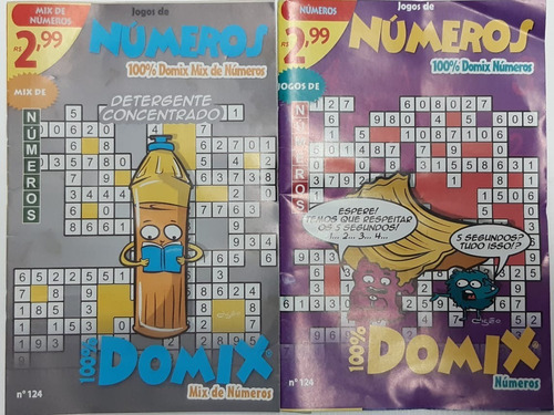 Imagem 5 de 10 de Kit 20 Revistas Domix Numeros (numerex) Sem Repetições Dj&as