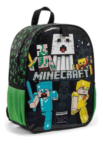 Mochila De Costas Escolar Minecraft - Dmw