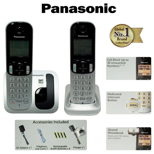 Teléfono Inalambrico Doble Panasonic Kx-tgc212