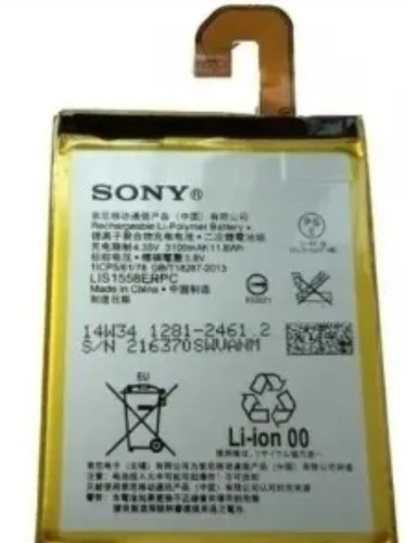 Bateria Pila Sony Xperia Z3 Lis1558er Pd6603 Nueva 3100mah